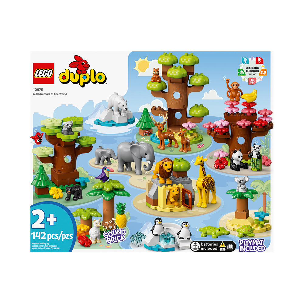 LEGO DUPLO Wild Animals of the World 10975 Building Toy (142 Pieces)