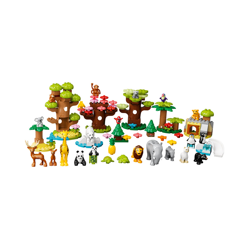 LEGO DUPLO Wild Animals of the World 10975 Building Toy (142 Pieces)