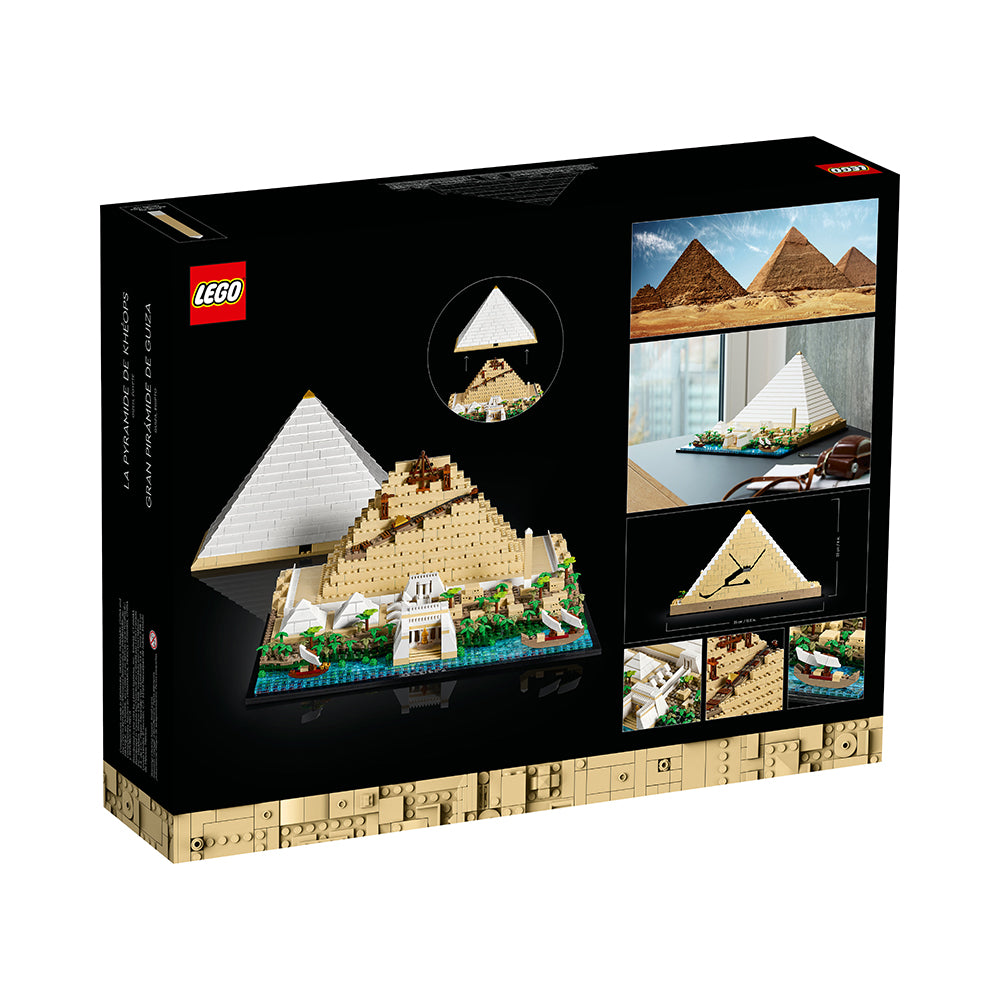 LEGO Architecture Great Pyramid of Giza 21058 Building Kit (1,476 Pieces)