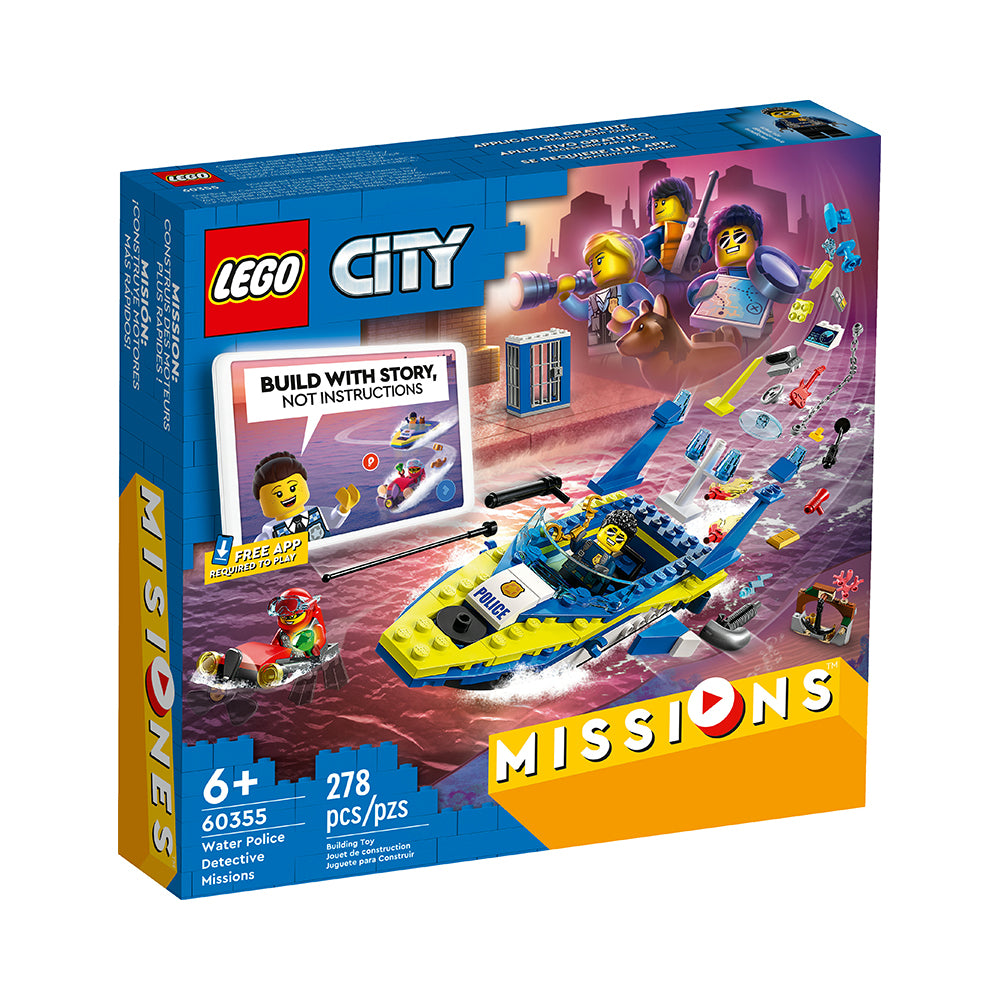 LEGO City Water Police Detective Missions 60355 Building Kit (278