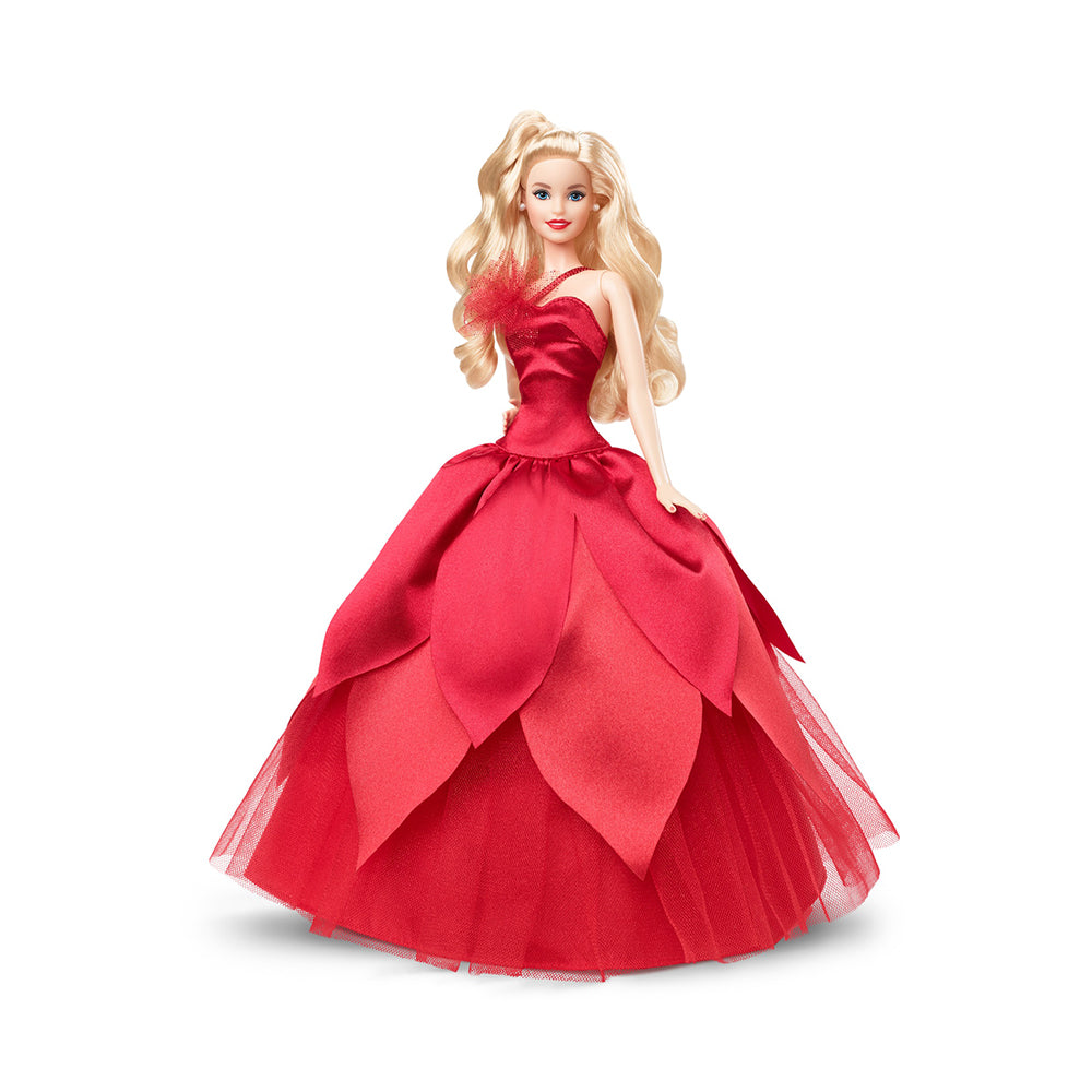 Barbie Signature 2022 Holiday Barbie Doll (Blonde Hair) Mastermind Toys