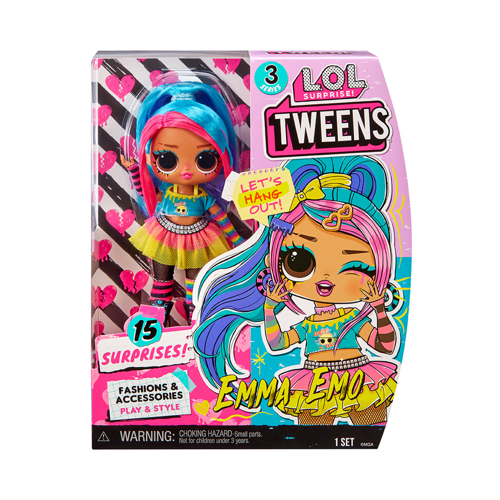 LOL Surprise Tween Series 3 Fashion Doll Emma Emo