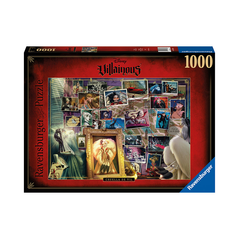 Ravensburger Disney Villainous: Cruella de Vil 1000pc Puzzle