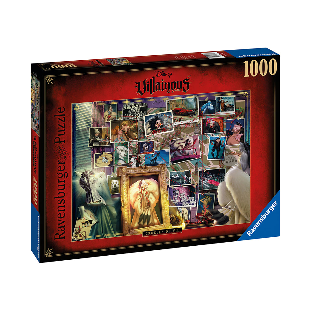 Ravensburger Disney Villainous: Cruella de Vil 1000pc Puzzle