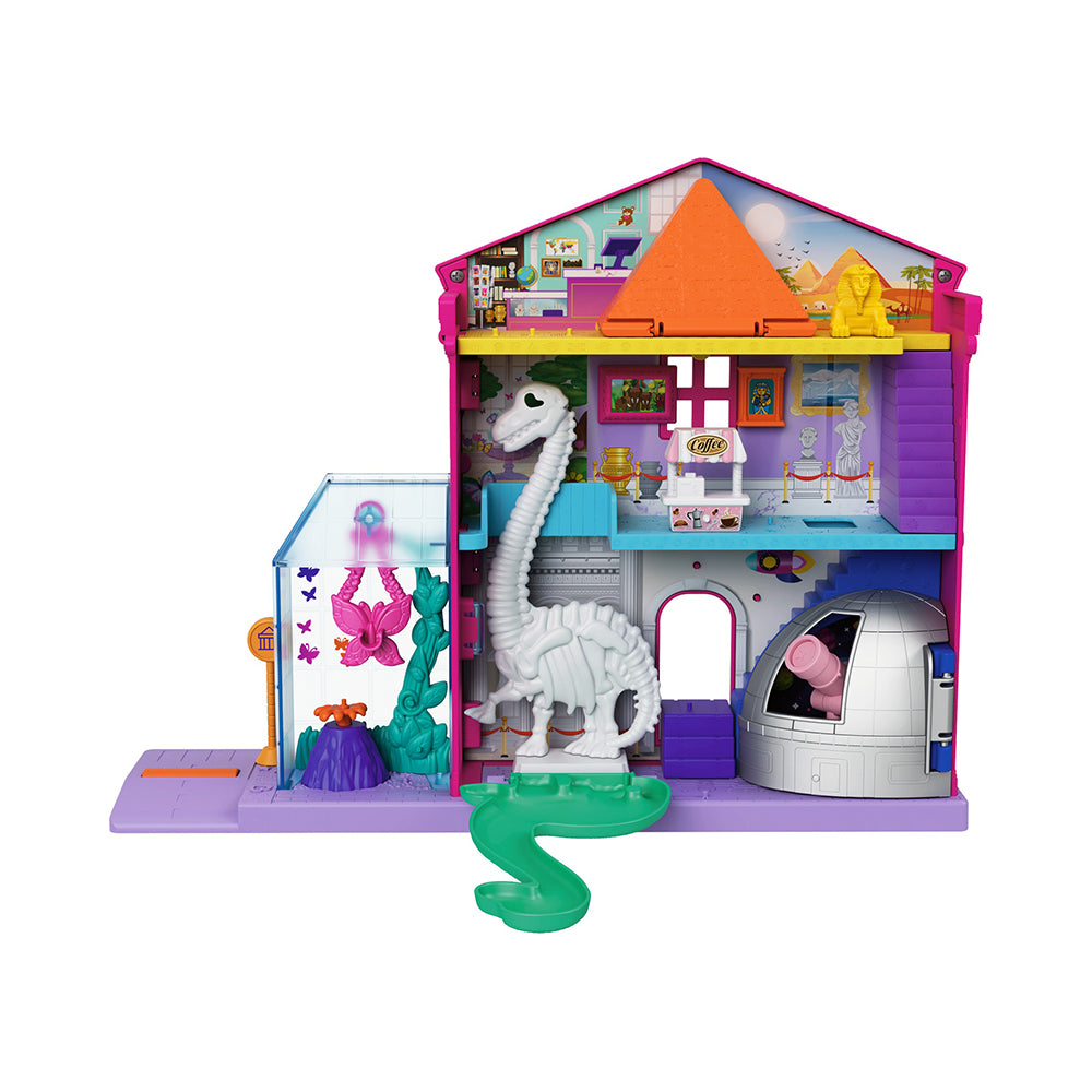 Polly Pocket Starring Shani Pollyville Museum Playset, 2 Micro 