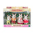 Calico Critters Chocolate Rabbit Family