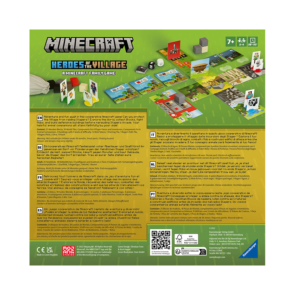 Minecraft Heroes of the Village Board Game - Mastermind Toys