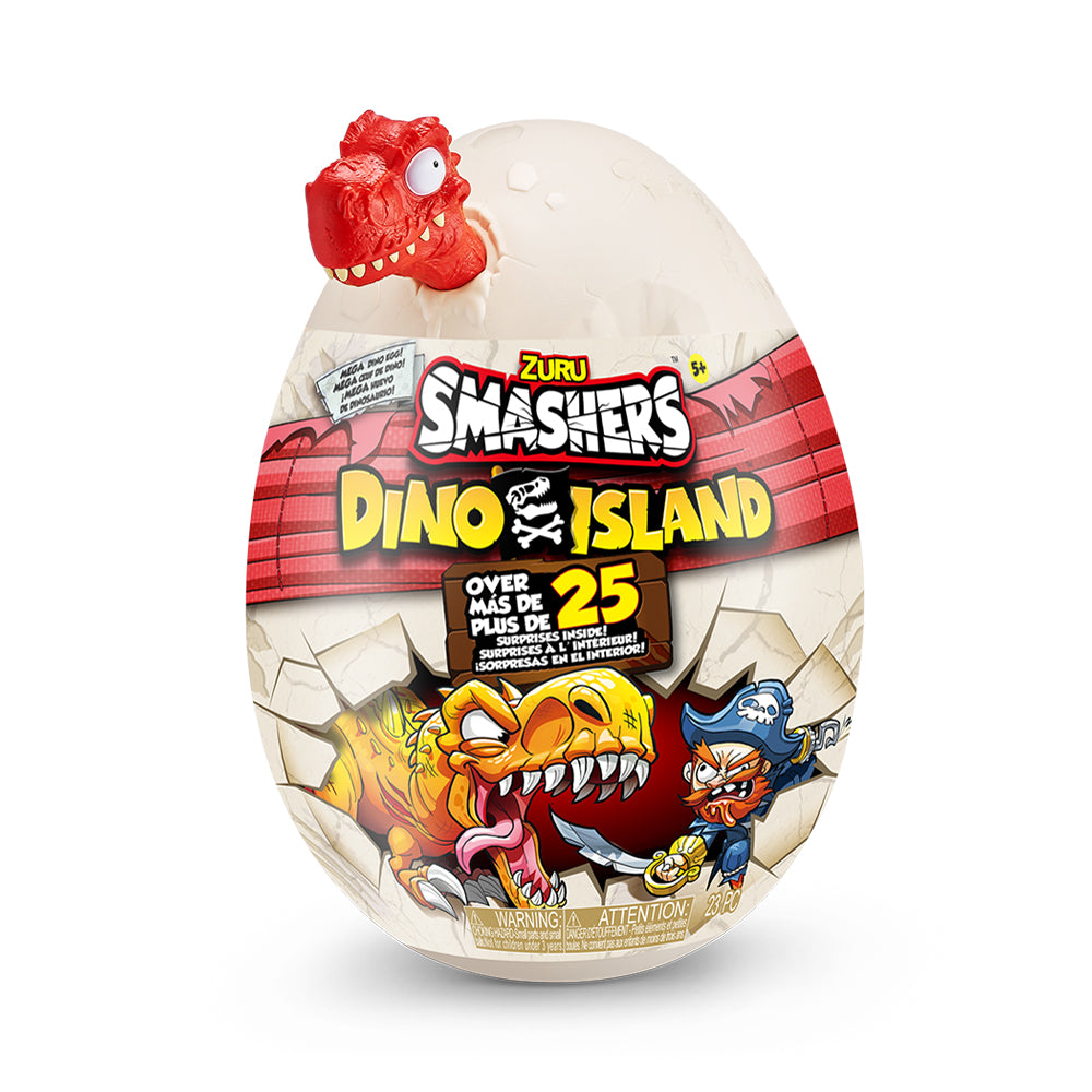 Zuru Smashers Dino Island Mega Egg Figures