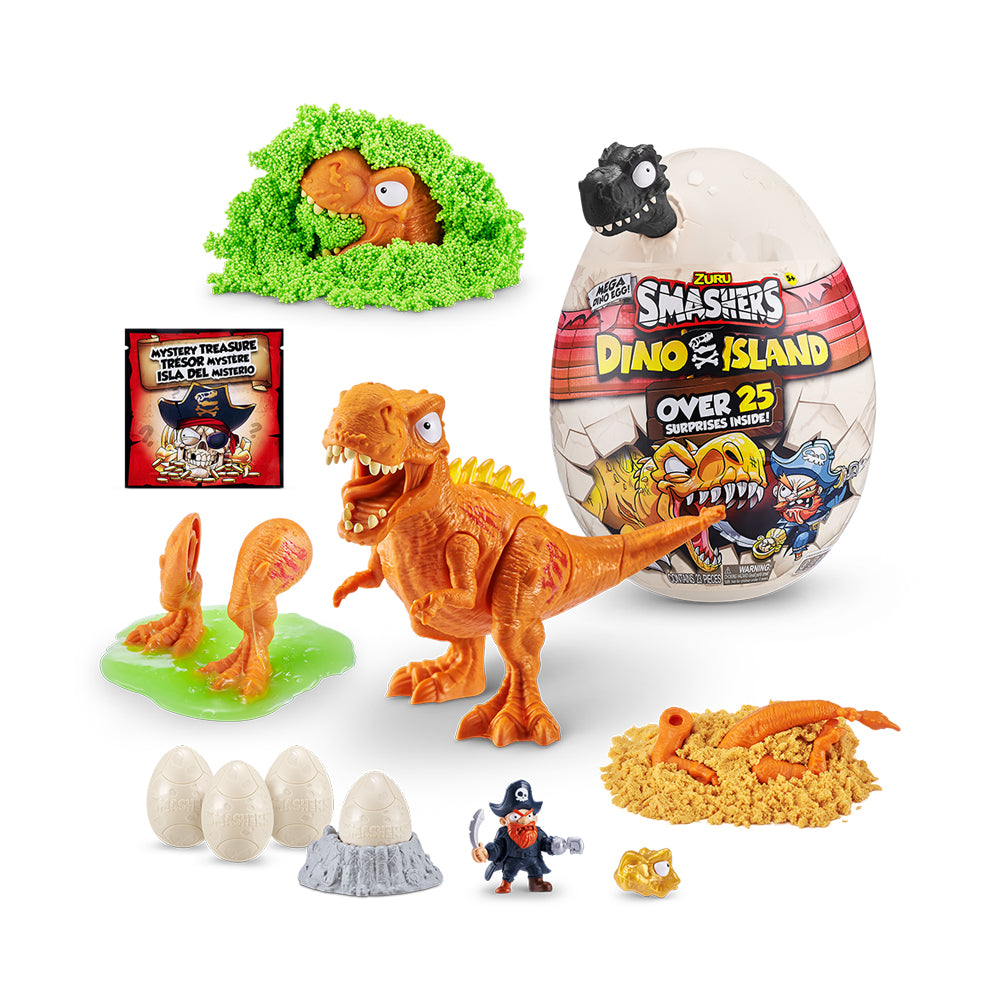 Zuru Smashers Dino Island Mega Egg Figures