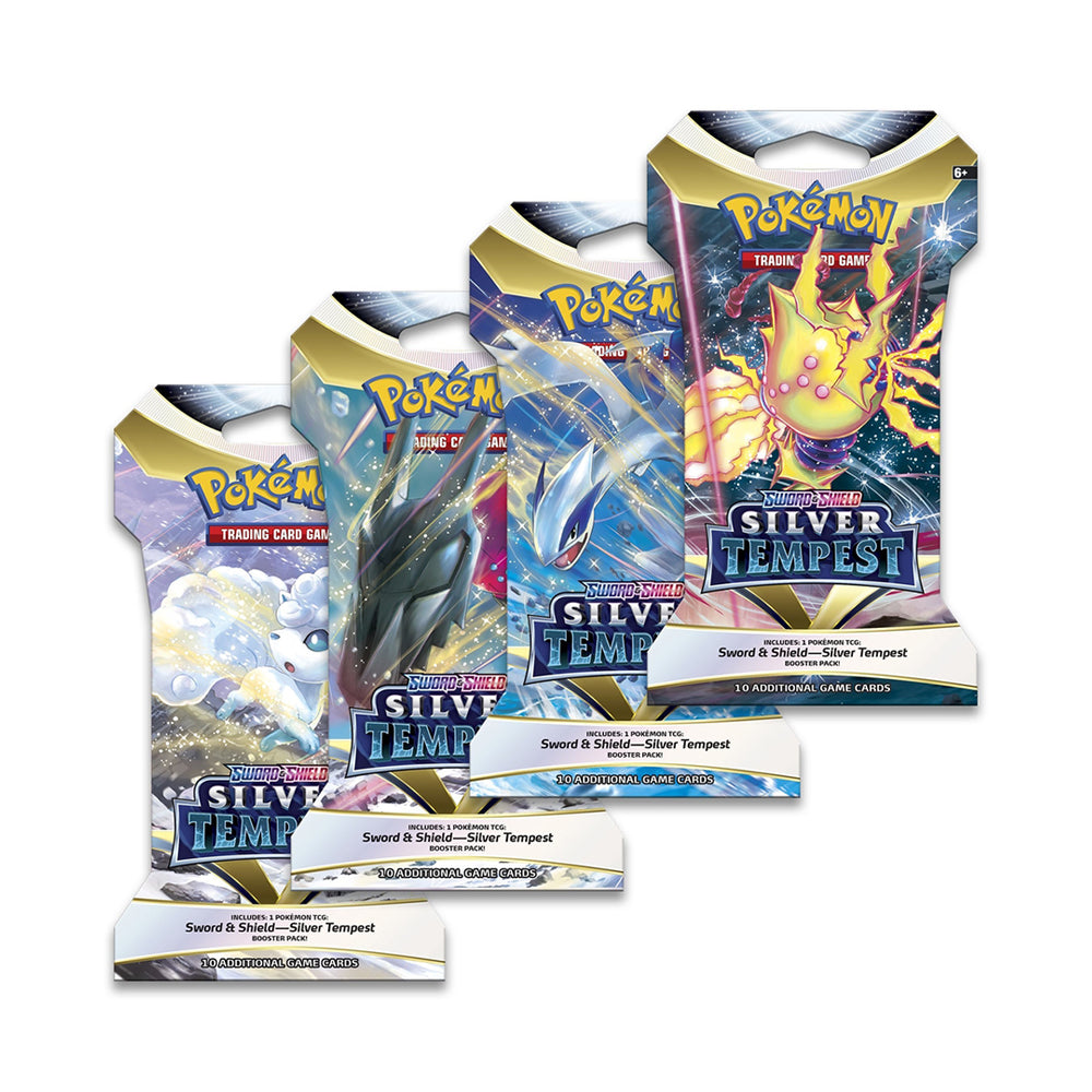 Pokemon TCG Sword & Shield 12 Silver Tempest Sleeved Booster