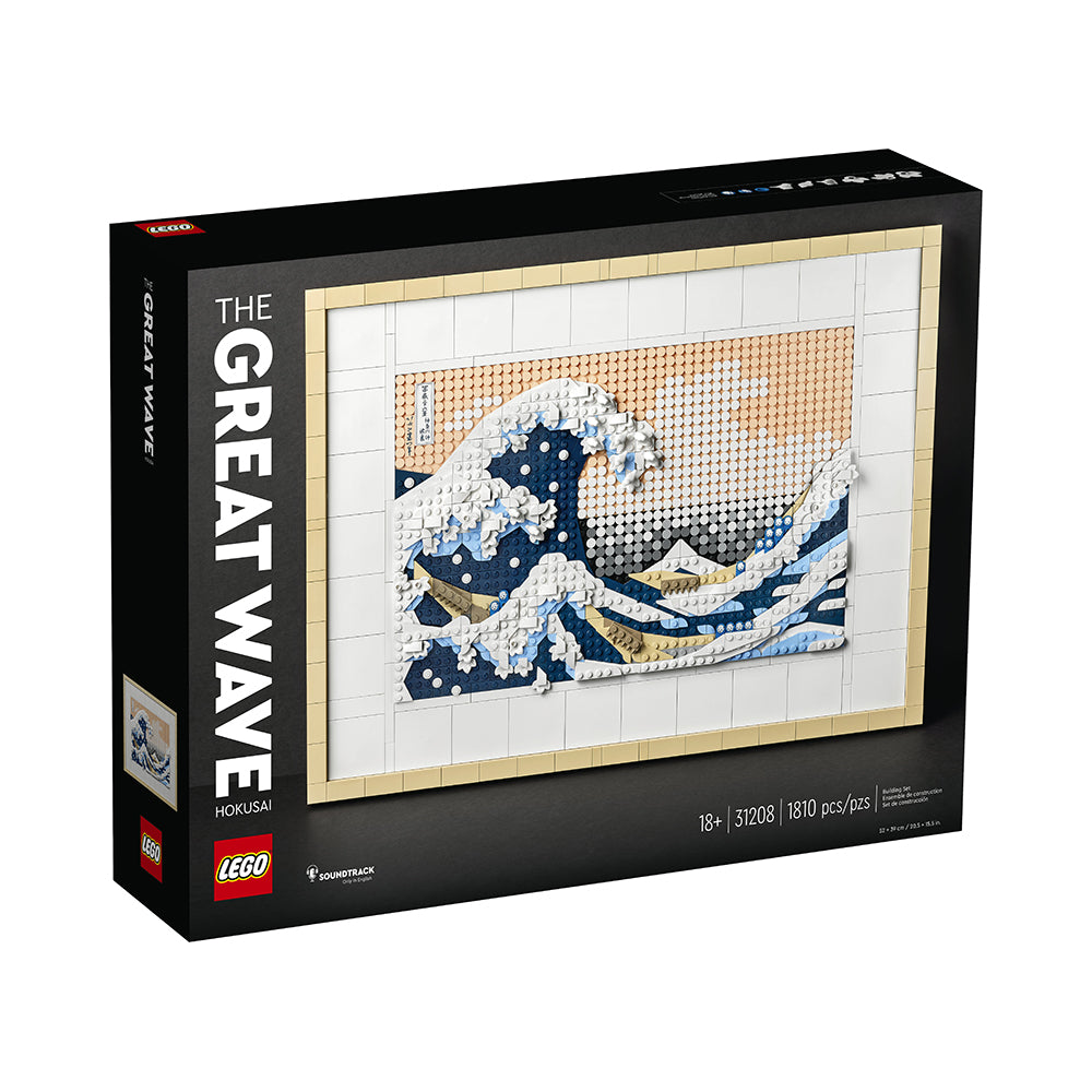 LEGO Art Hokusai – The Great Wave 31208 Building Kit (1,810 Pieces)