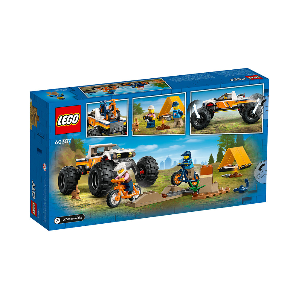 LEGO City 4x4 Off-Roader Adventures 60387 Building Toy Set (252 Pieces)