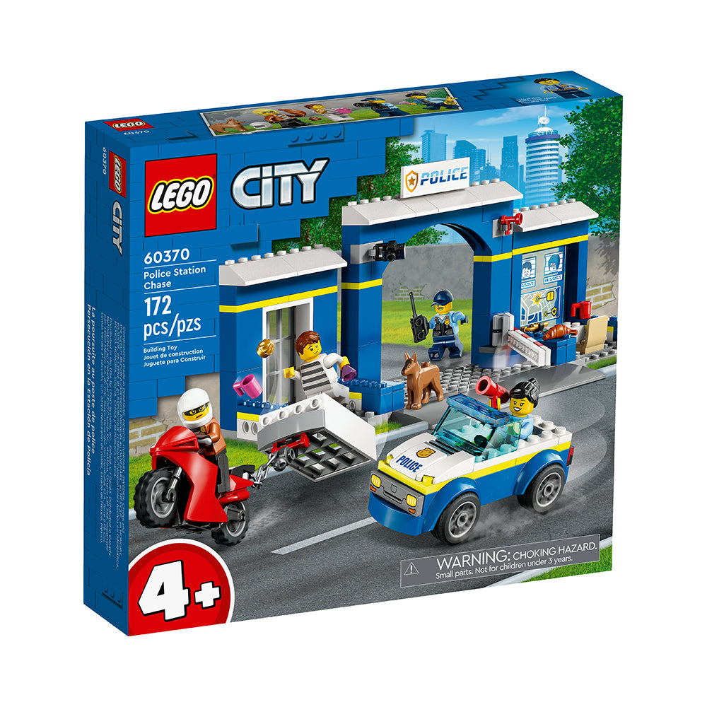 LEGO City Police Station Chase 60370 Building Toy Set (172 Pieces)