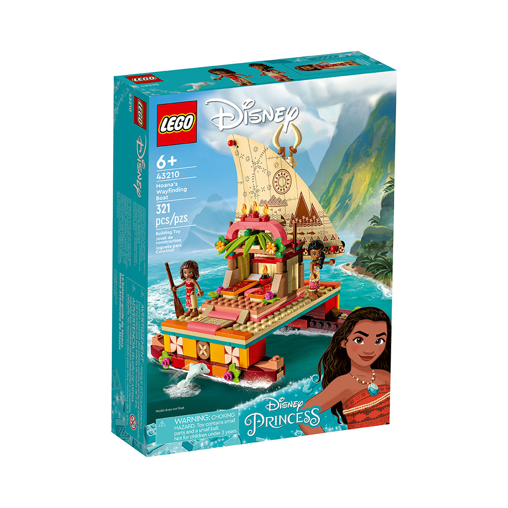 LEGO® Disney™ Moana’s Wayfinding Boat 43210 Building Toy Set (321 Pieces)