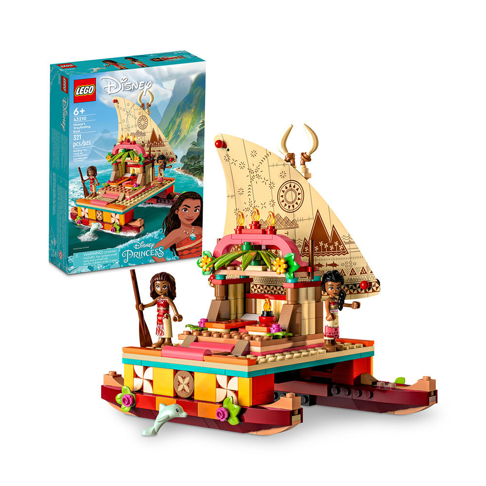 LEGO® Disney™ Moana’s Wayfinding Boat 43210 Building Toy Set (321 Pieces)