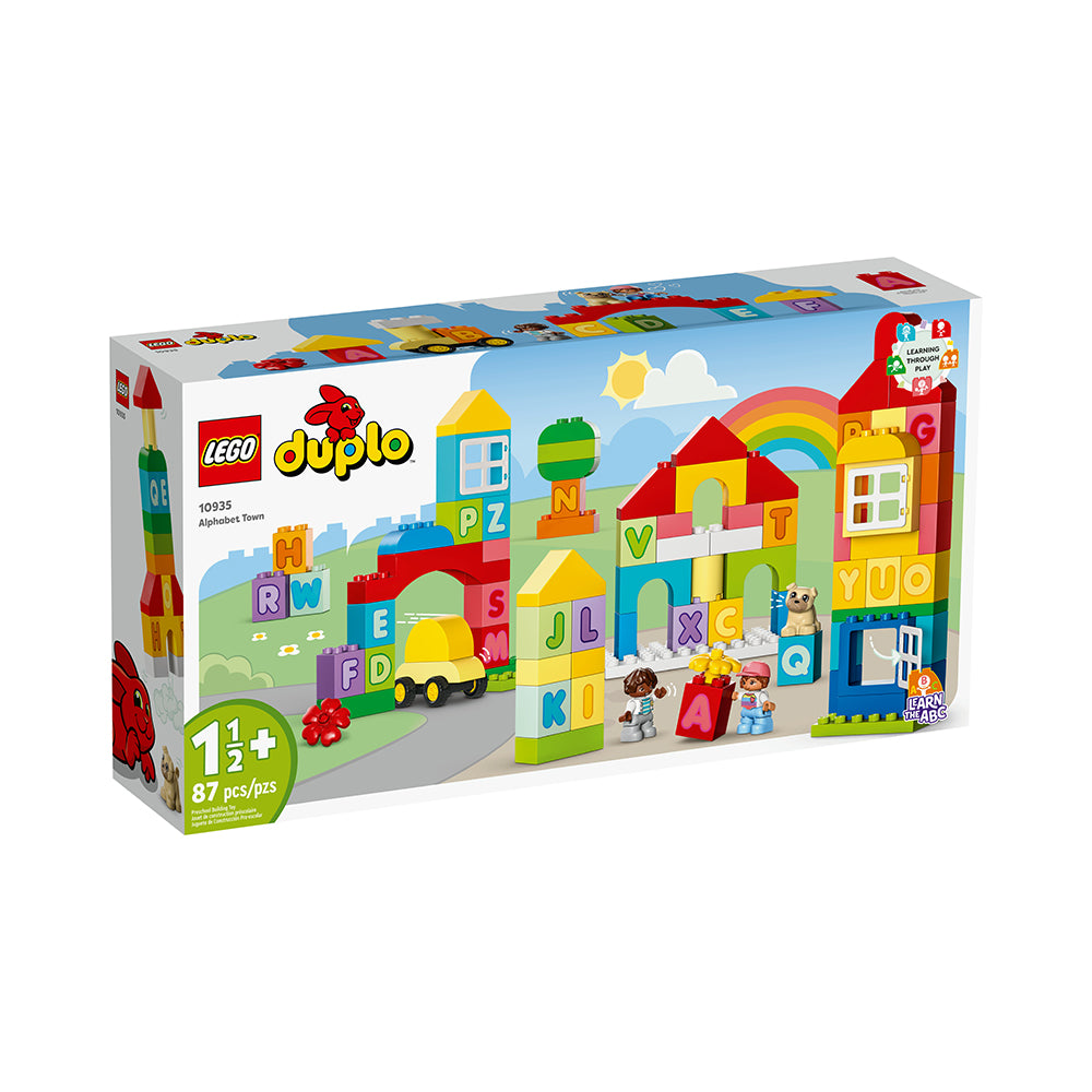 LEGO DUPLO Classic Alphabet Town 10935 Building Toy Set (87 Pieces)