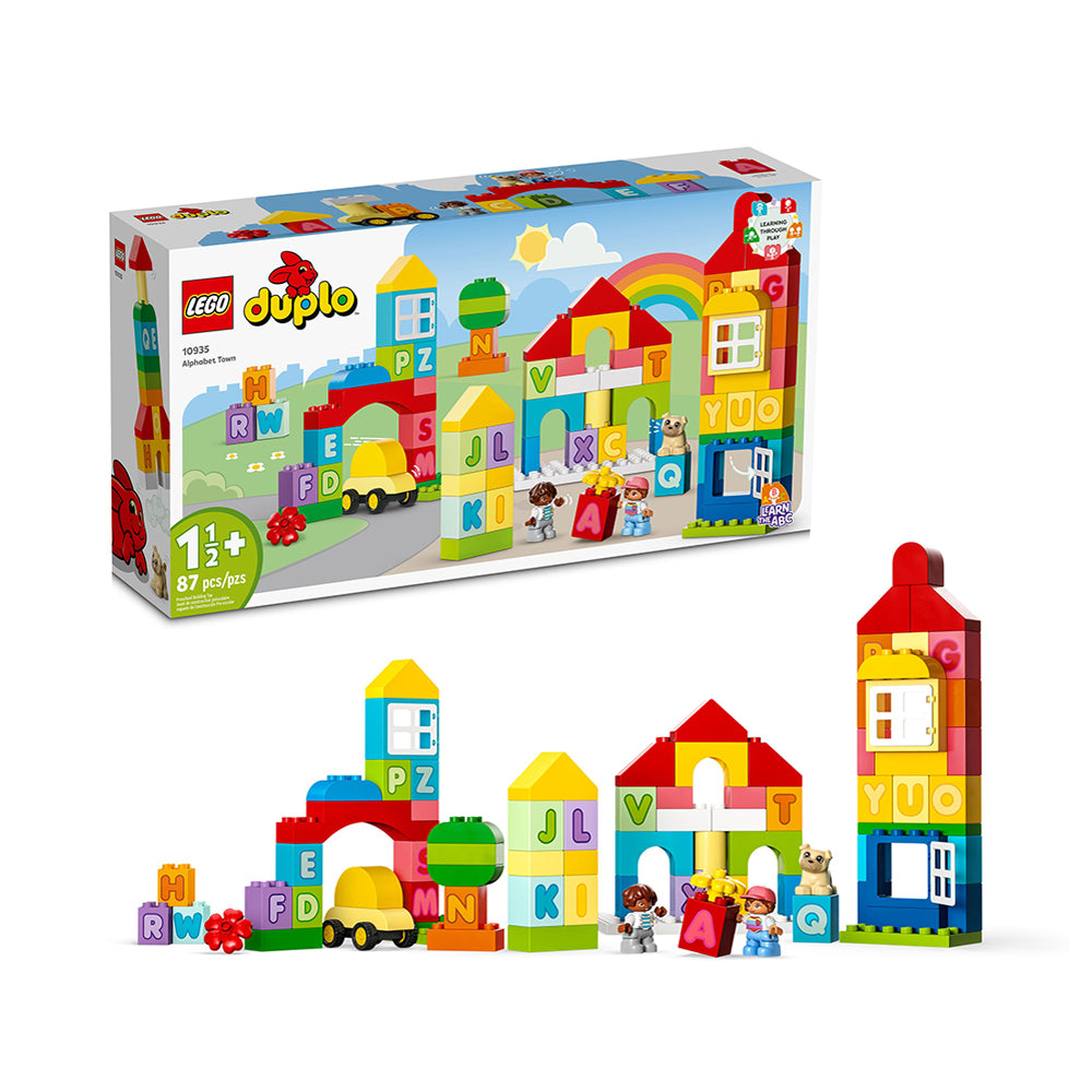 LEGO DUPLO Classic Alphabet Town 10935 Building Toy Set (87 Pieces)