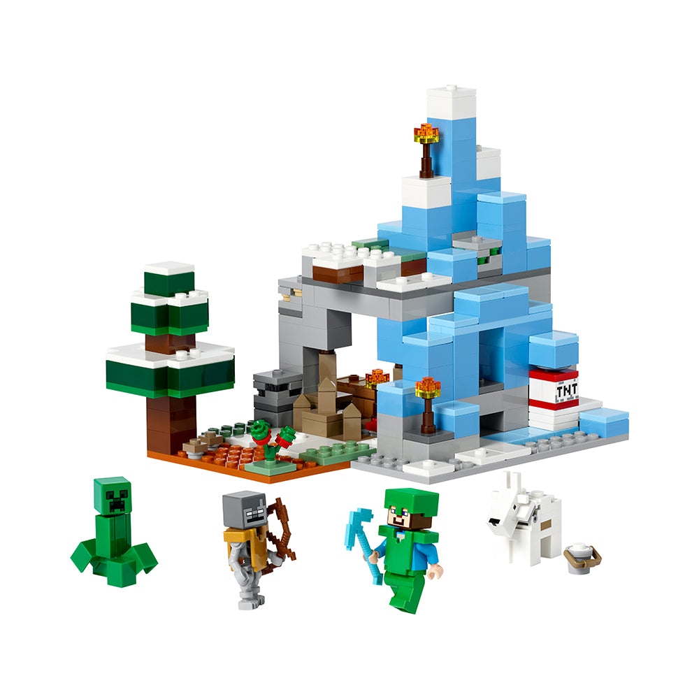 LEGO Minecraft The Frozen Peaks 21243 Building Toy Set (304 Pieces
