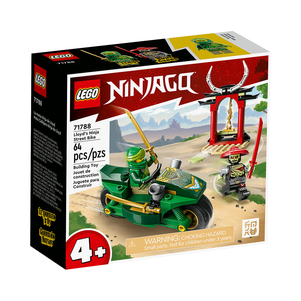 LEGO NINJAGO Lloyd’s Ninja Street Bike 71788 Building Toy Set (64 Pieces)