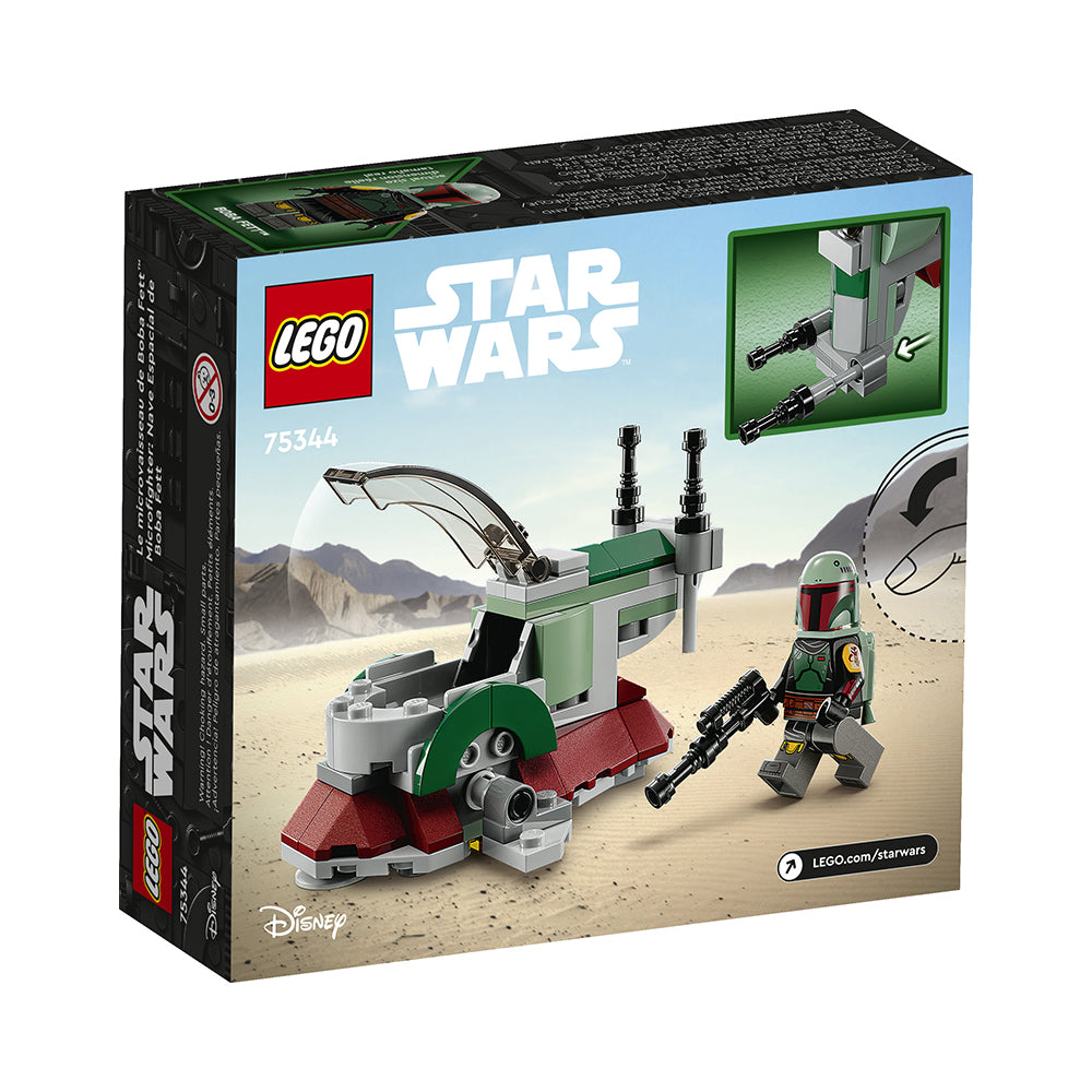 LEGO Star Wars Boba Fett's Starship Microfighter 75344 Building Toy Set (85 Pcs)