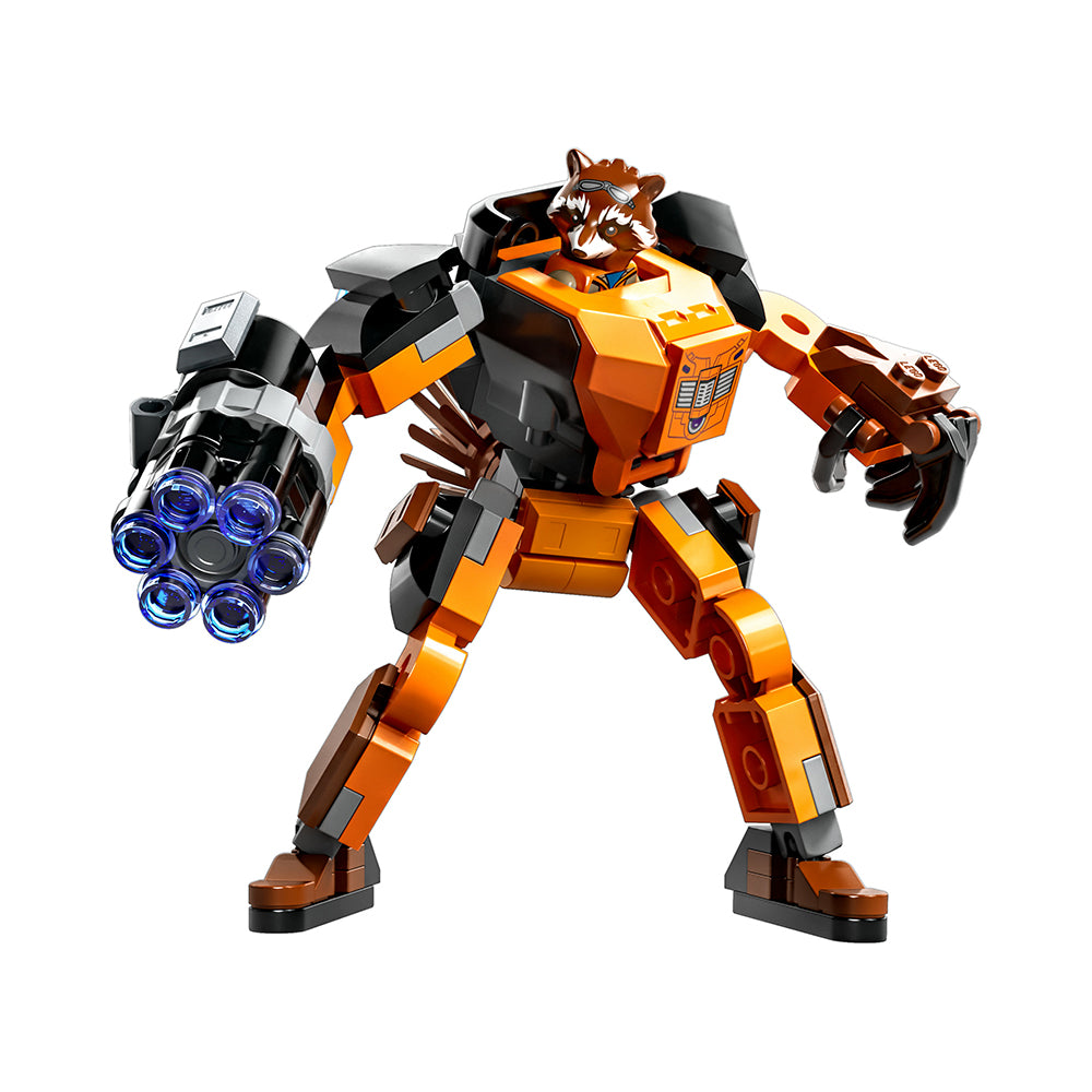 LEGO Marvel Rocket Mech Armor 76243 Building Toy Set (98 Pieces)