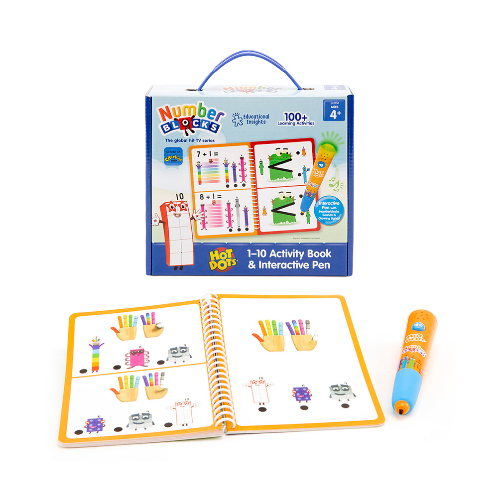 Hot Dots Numberblocks 1-10 Activity Book