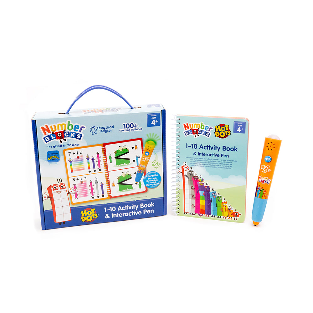 Hot Dots Numberblocks 1-10 Activity Book | Mastermind Toys