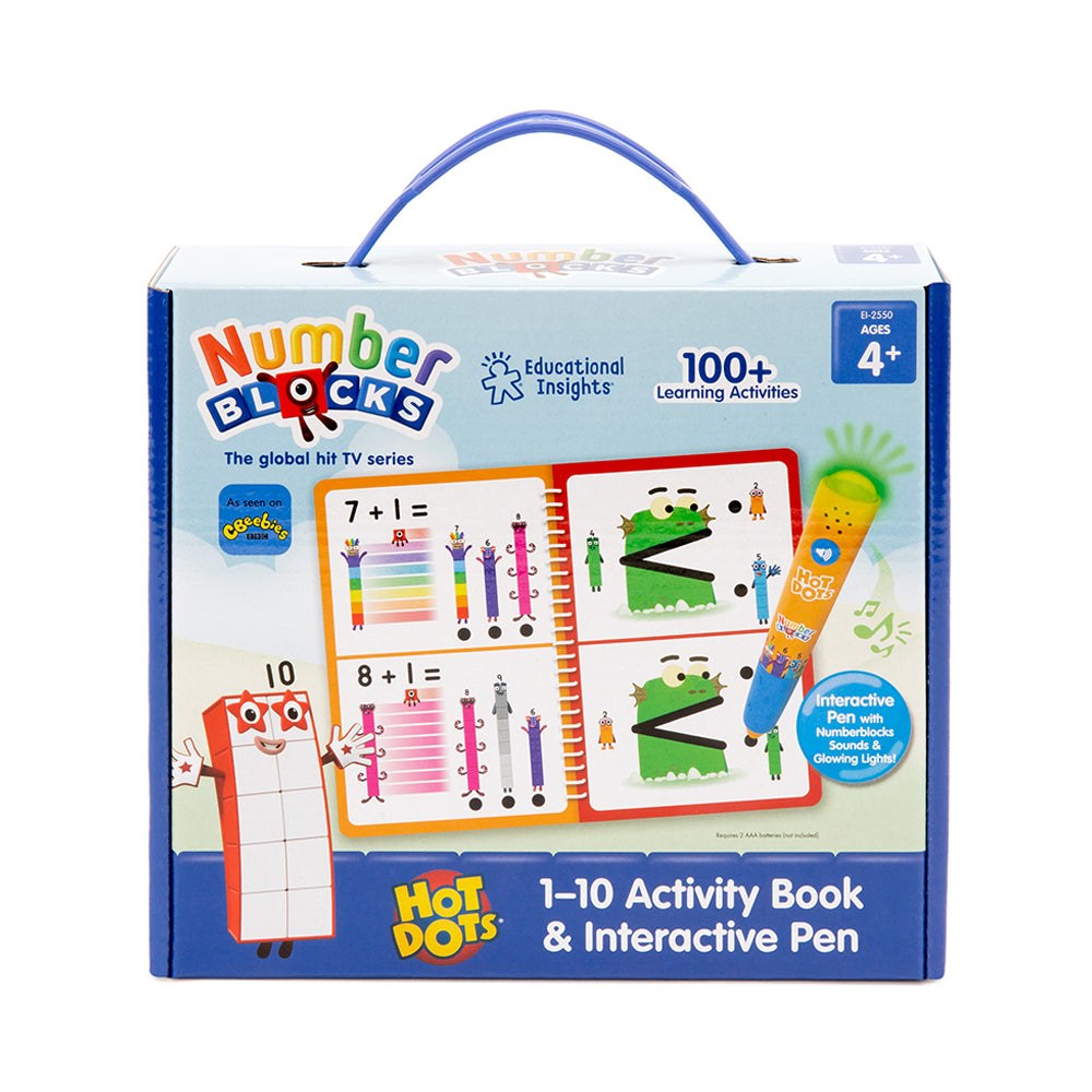 Hot Dots Numberblocks 1-10 Activity Book