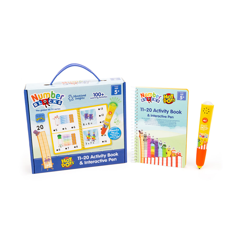 Hot Dots Numberblocks 11-20 Activity Book | Mastermind Toys