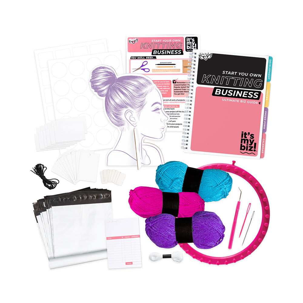 Fashion Angels It's My Biz - Knitting Business Kit