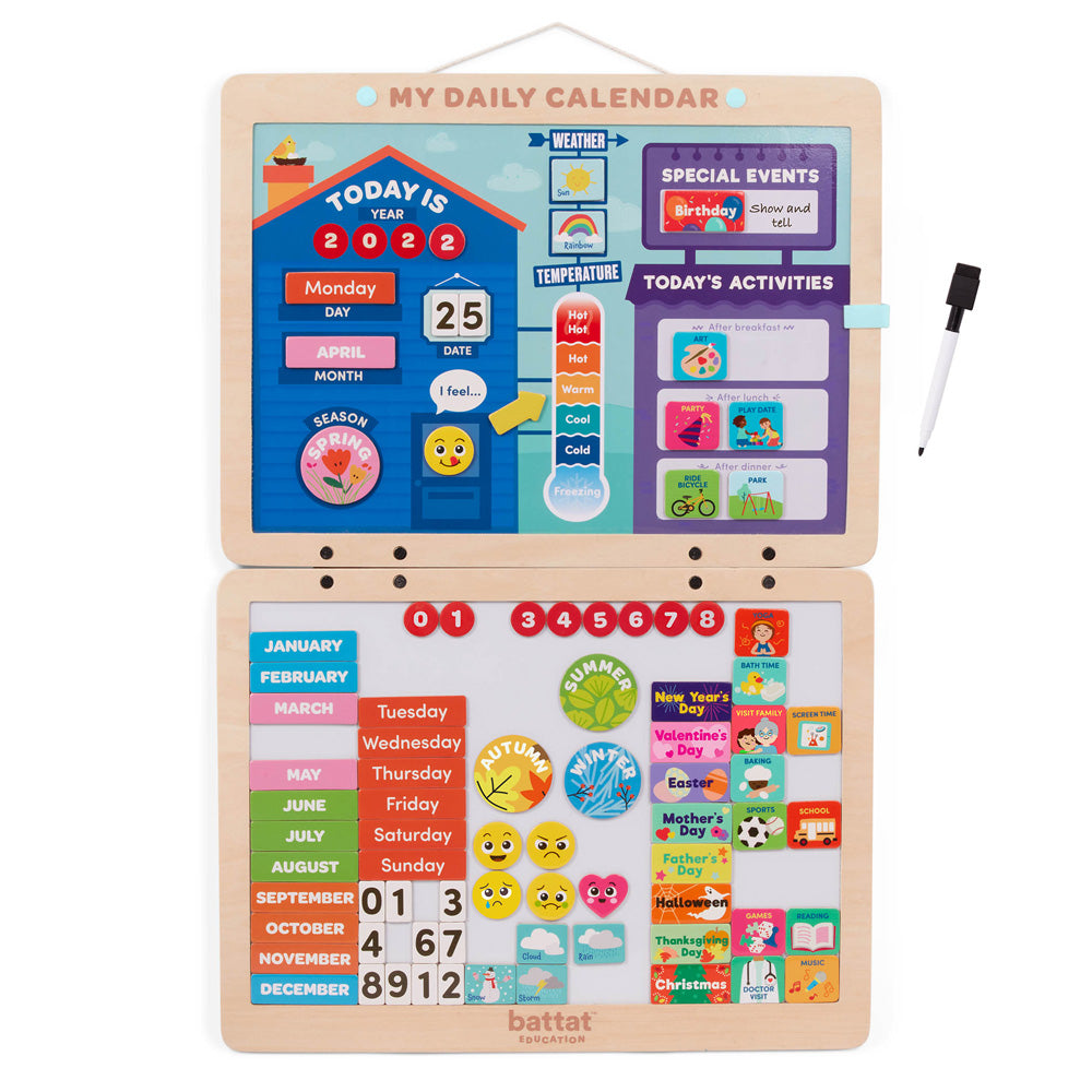 Magnetic Calendar to Help Kids Deal with Change – Mighty + Bright