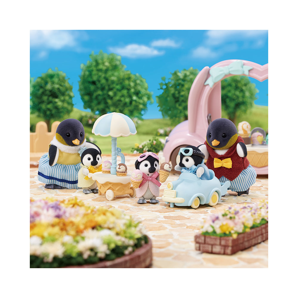 Calico Critters Penguin Babies Ride N Play