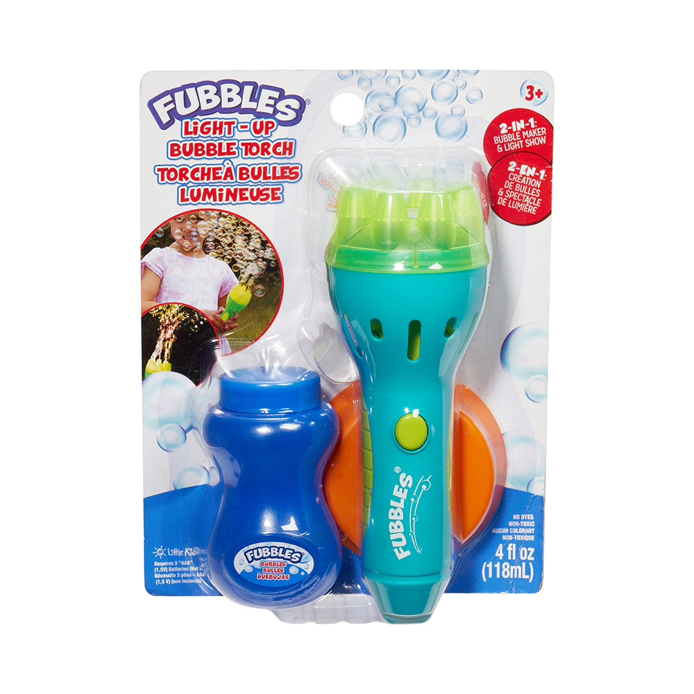 Fubbles Light Up Bubble Torch Mastermind Toys