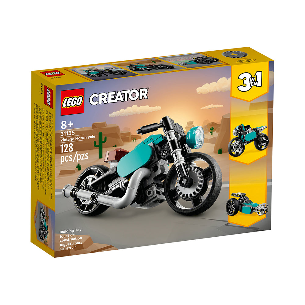 LEGO Creator Vintage Motorcycle 31135  Building Set (128 Pieces)