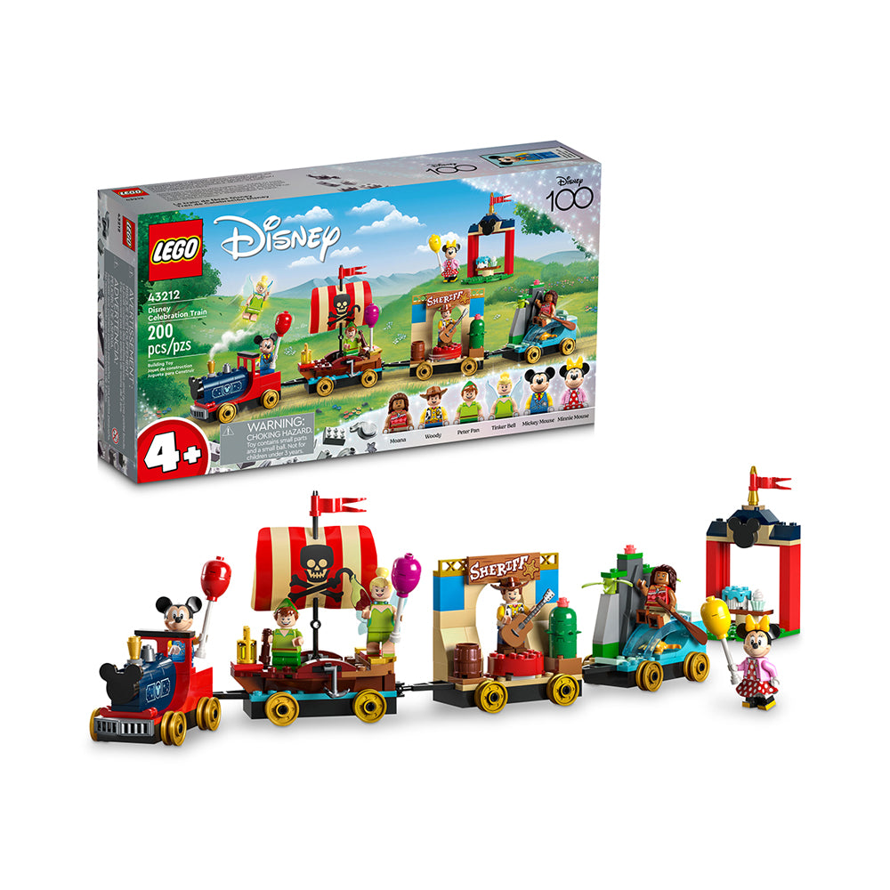 LEGO Disney: Disney Celebration Train 43212 Building Toy Set (200 Pieces)