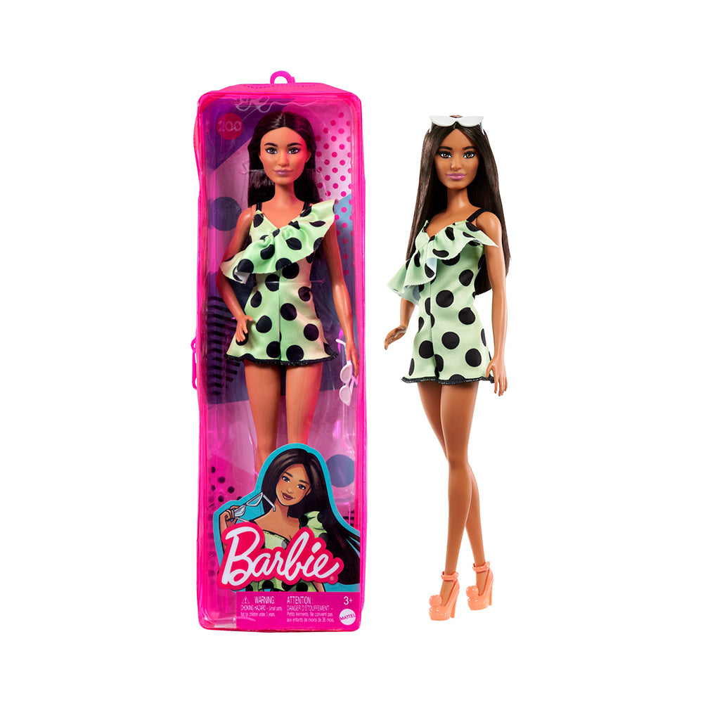 Barbie Fashionistas Doll #200 with Long Straight Brown Hair