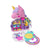 Polly Pocket Rainbow Unicorn Salon Playset With 2 Micro Dolls, Styling Head And 20+ Accessories