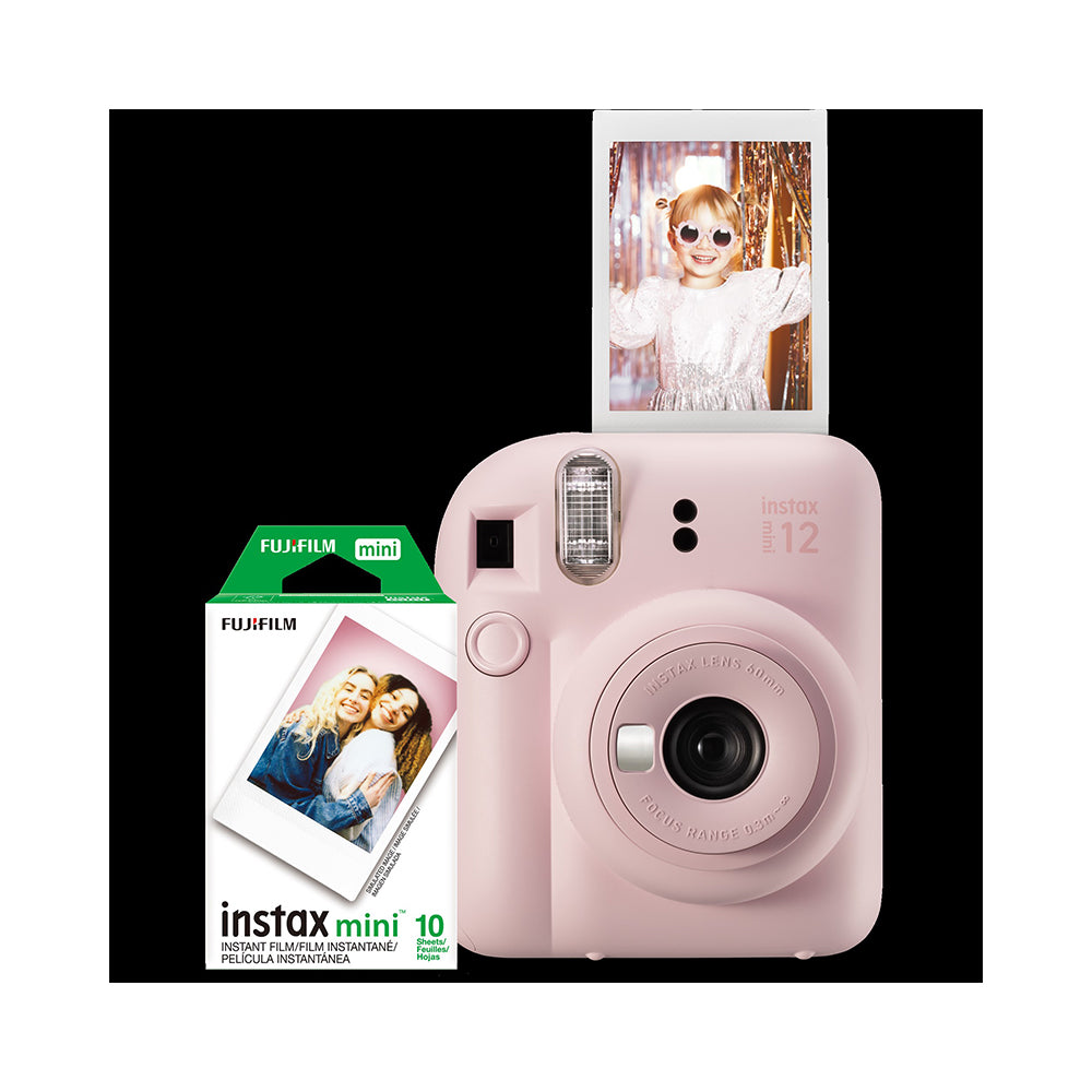 Instax Mini 12 Camera with Film - Blush Pink