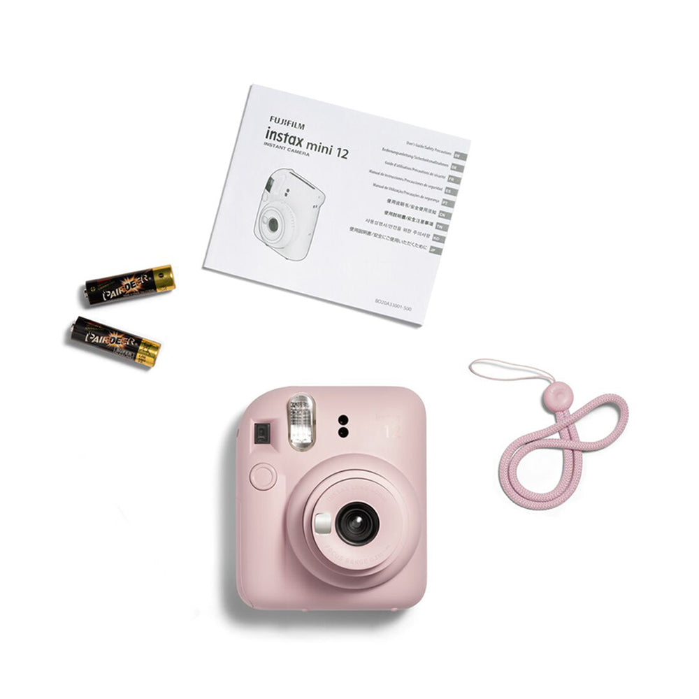 Instax Mini 12 Camera with Film - Blush Pink