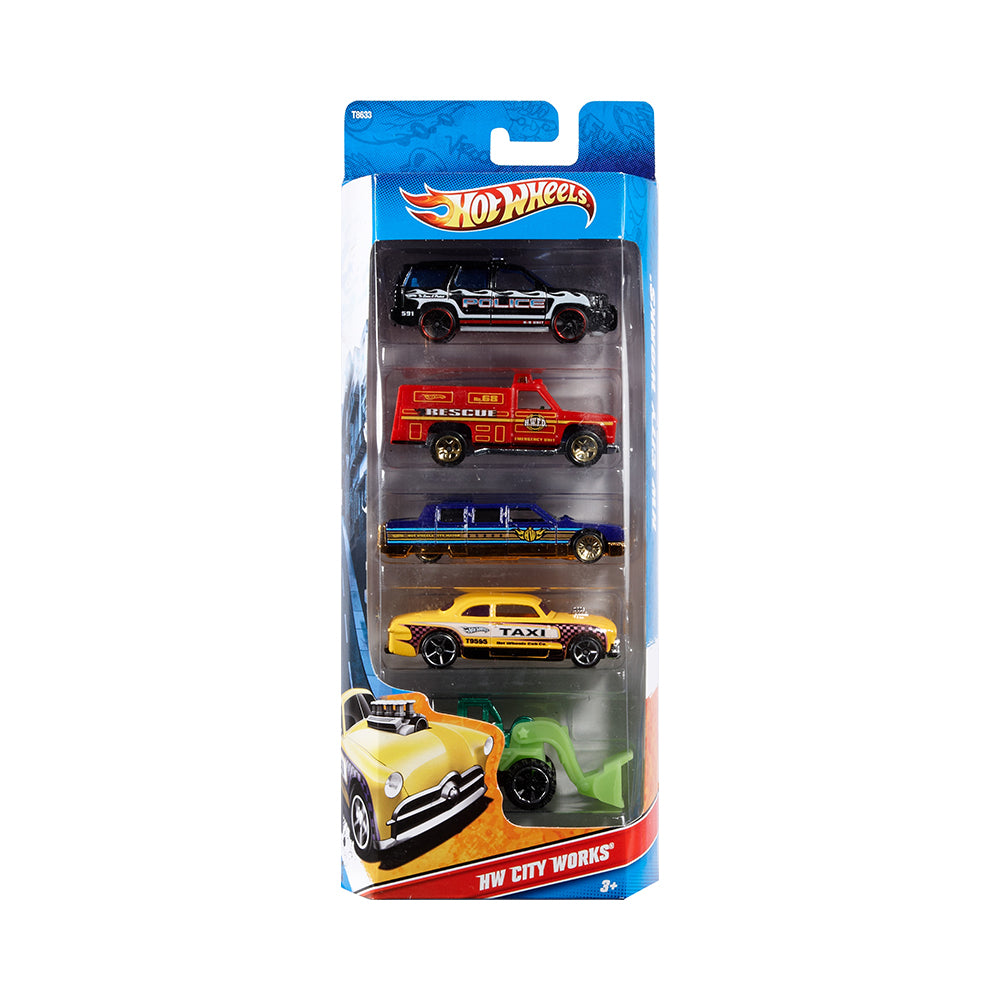 Hot Wheels Basic Car Assorted 5 Pack