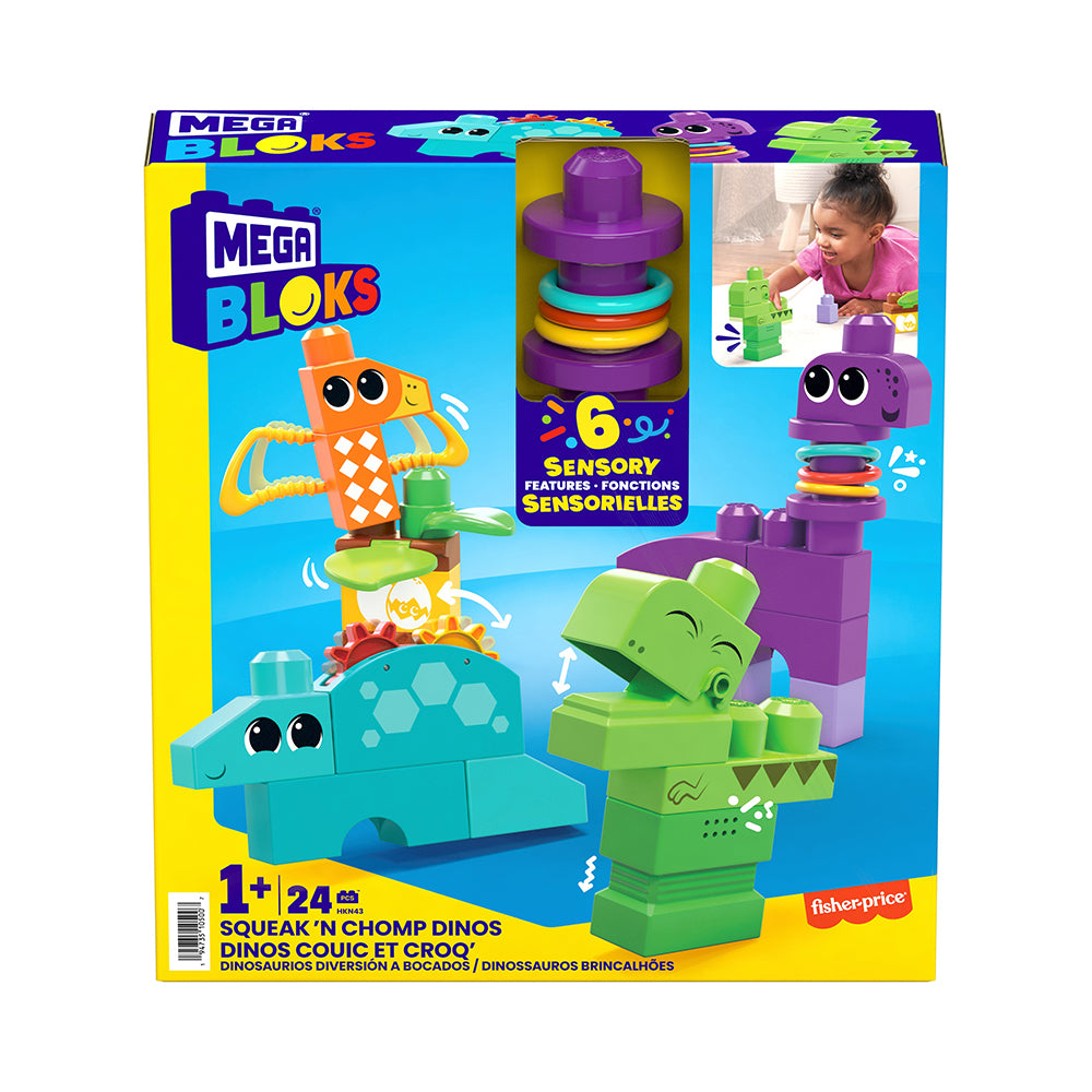 Mega Bloks Squeak n Chomp Dinos