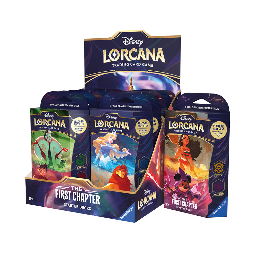 Ravensburger Disney Lorcana: The First Chapter TCG Starter Deck Assortment