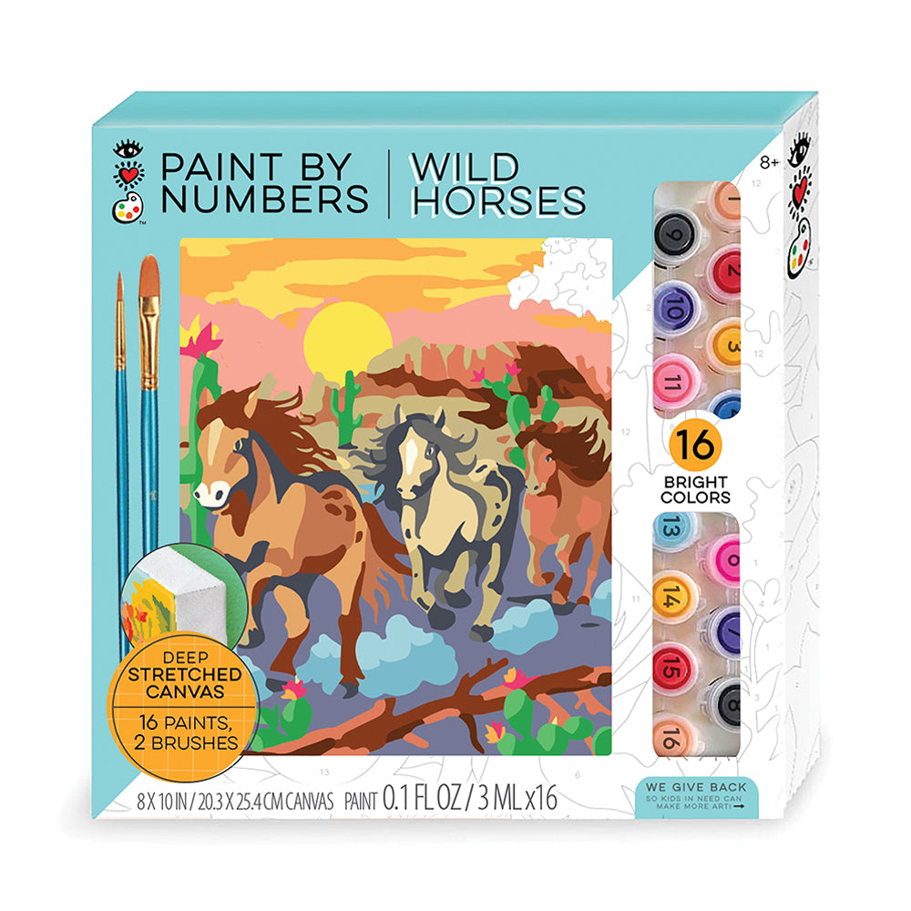 iHeartArt Paint By Numbers Wild Horses