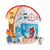 Puffy Sticker 3D Playhouse -Mushroom Cottage