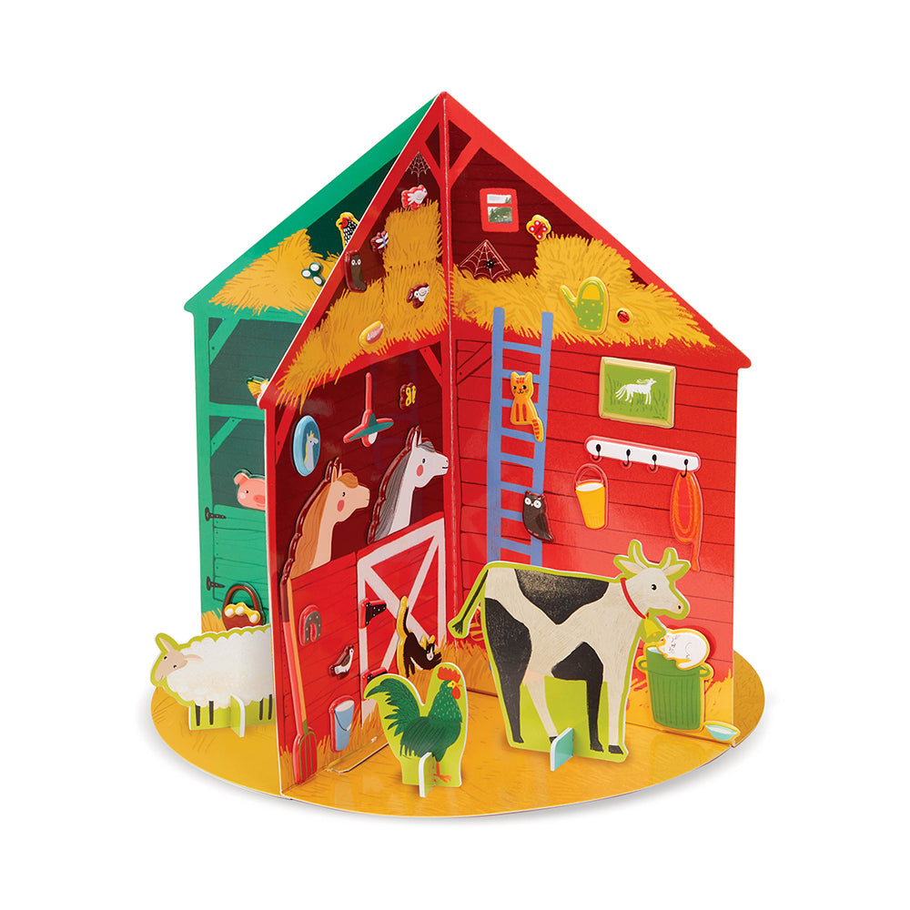 Puffy Sticker 3D Playhouse -Around the Farm