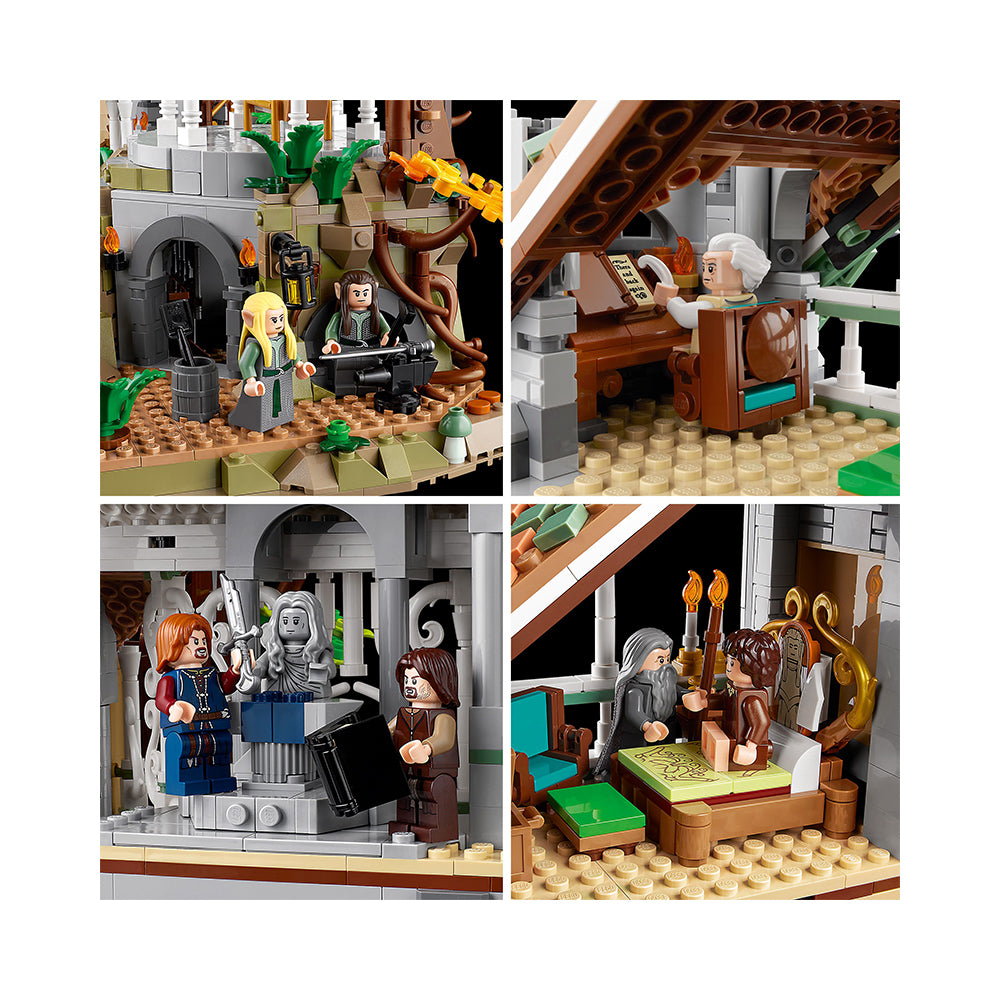 Lego Icons The Lord of The Rings: Rivendell 10316 Building Kit (6167 Pieces)