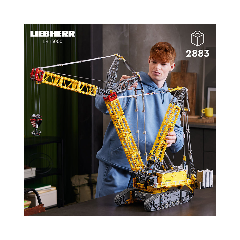 LEGO Technic Liebherr Crawler Crane LR 13000 42146 Building Kit 2 883 Pieces Mastermind Toys