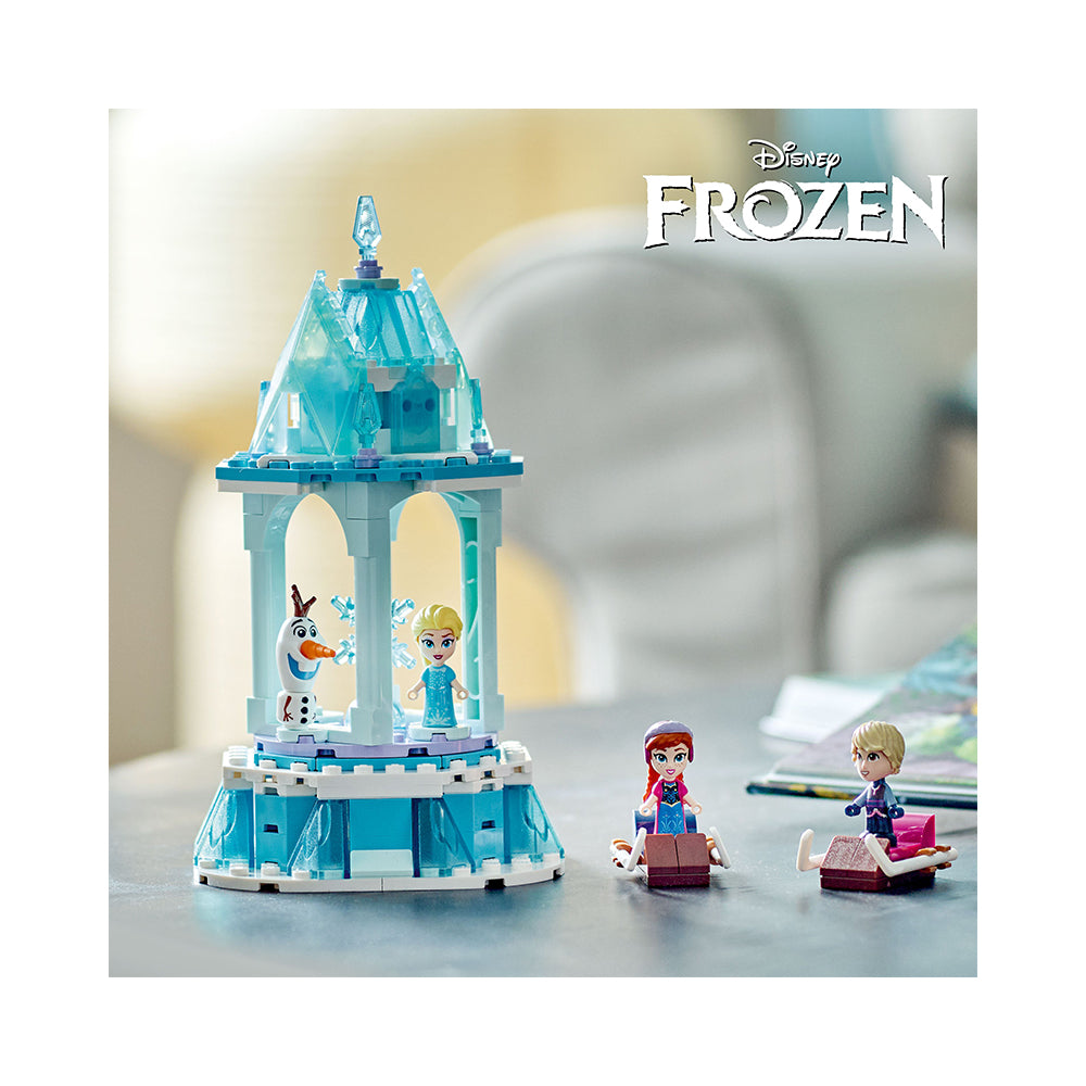 LEGO® Disney™ Anna and Elsa’s Magical Carousel 43218 Building Toy Set (175 Pieces)