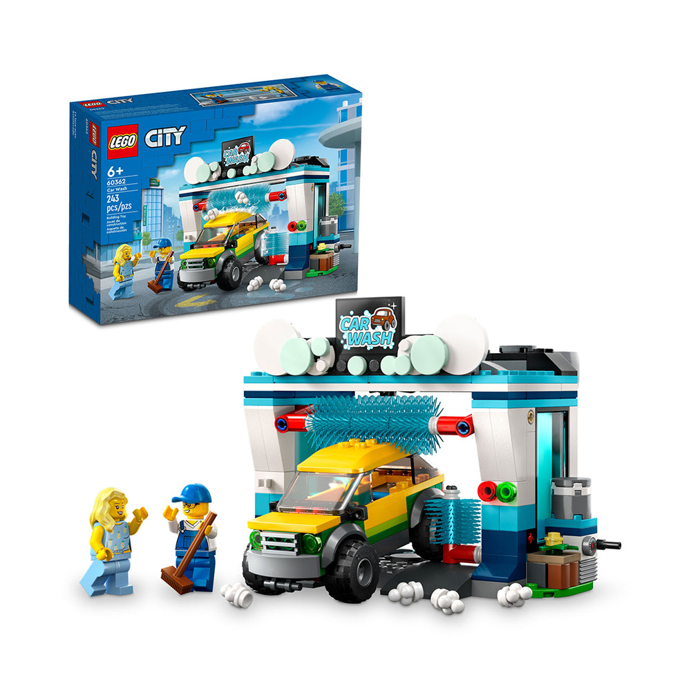 LEGO City Car Wash 60362 Building Toy Set (243 Pieces)