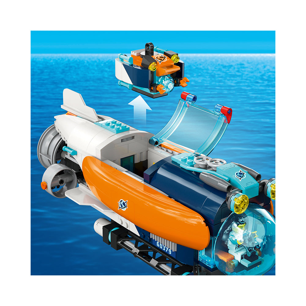 LEGO City Deep-Sea Explorer Submarine 60379 Building Toy Set (842 Pieces)